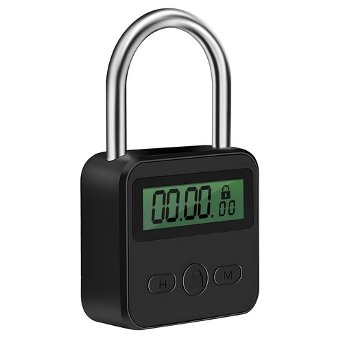 Metal timer lock - metal, display