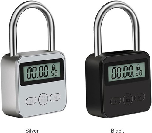 Metal timer lock lcd - timer, display