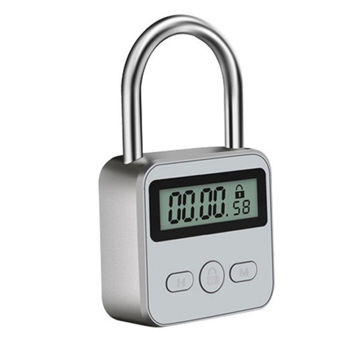 Metal timer lock - lcd, display