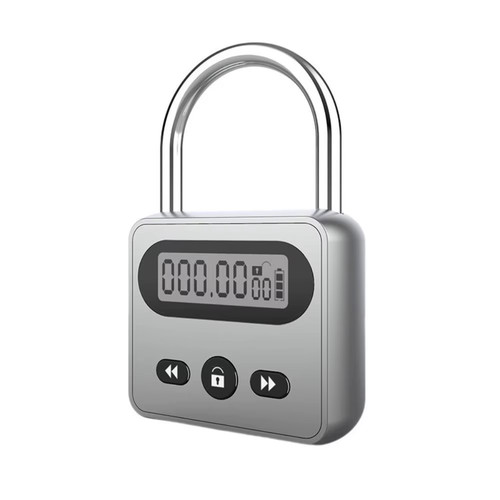 Lcd display metal timer lock - lcd,
