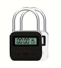 Digital Timer Padlock LCD USB