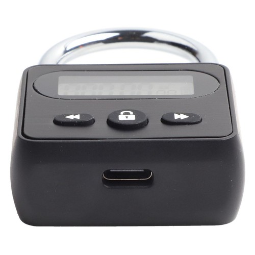 Metal timing padlock with lcd - timing,