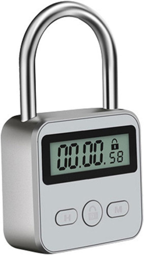 Metal timer lock lcd - metal,