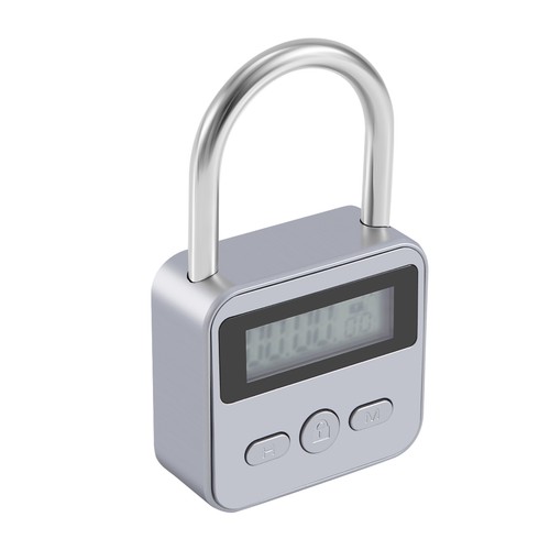 Metal timer lock lcd display - timer,