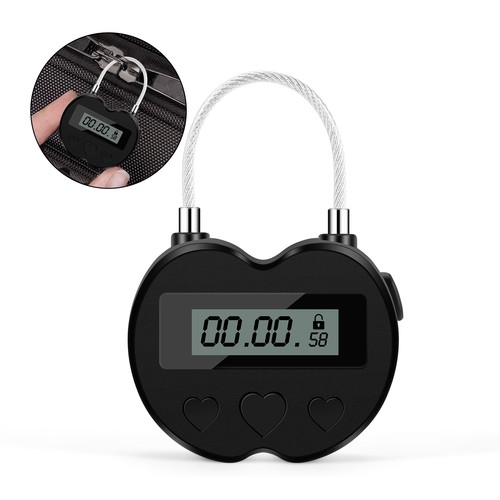 Time lock lcd display - time,