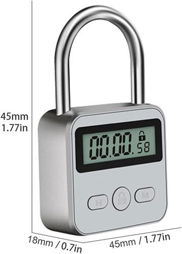 Metal timer lock - timer, lock,