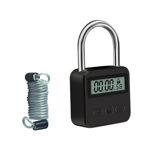 Digital timer padlock with - timer, 1m