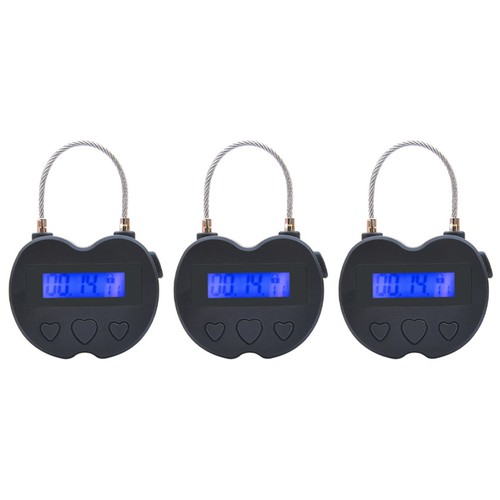 Time lock lcd display - 3x,
