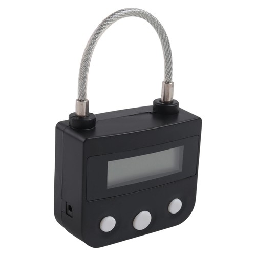 Metal timer lock - lock, lcd