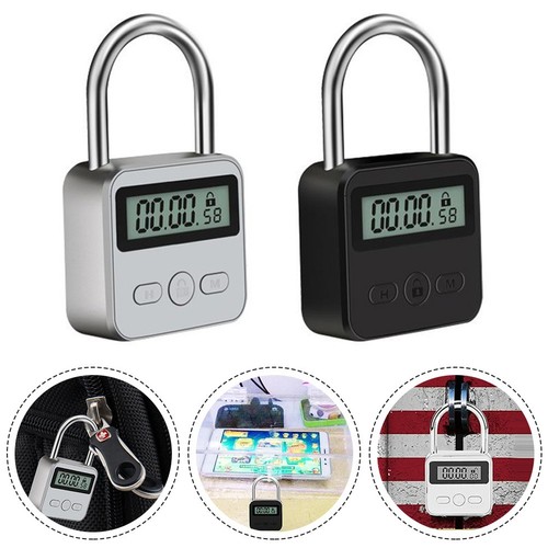 Timing padlock metal timer - padlock,