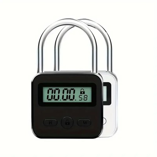 Timer padlock lcd - timer, add