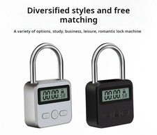 Timer Padlock LCD HD Add