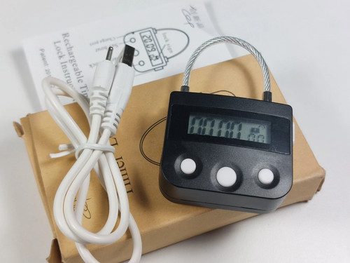 Digital time lock padlock - digital,